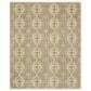 Karastan Divina Gloriana 6"6" x 9"6" Cream Area Rug, , large