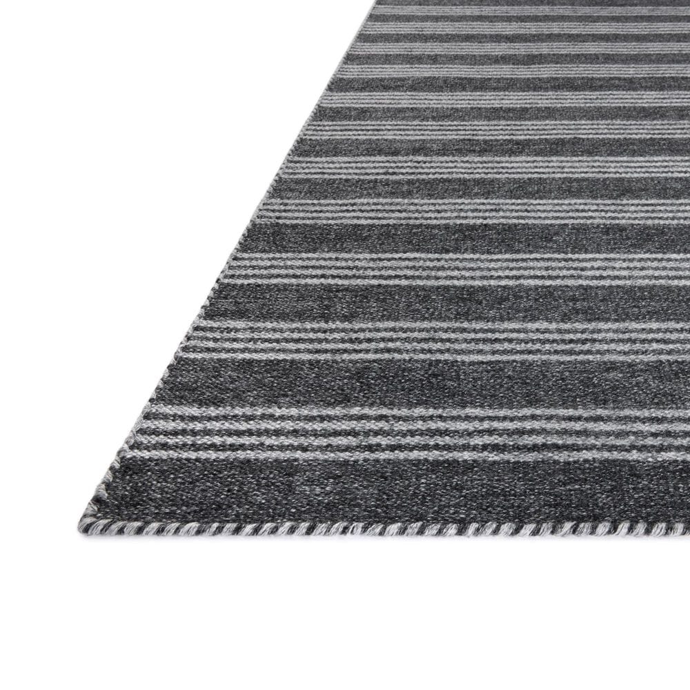Magnolia Home Charlie Charcoal and Grey 8&#39;6&quot; x 11&#39;6&quot; Indoor/Outdoor Area Rug, , large