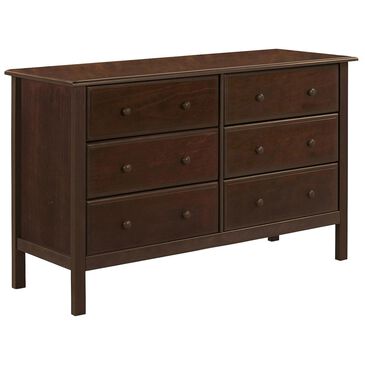 DaVinci Jayden 6 Drawer Double Dresser in Espresso, , large