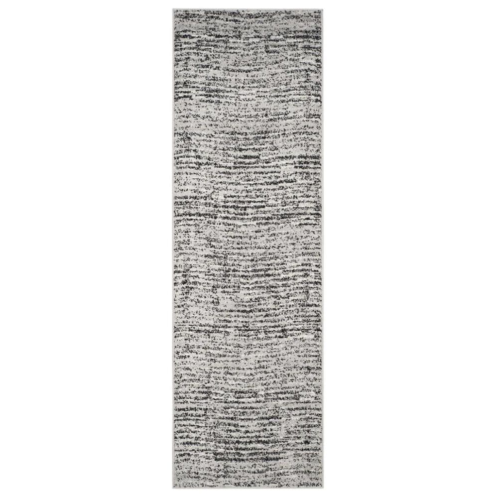 Safavieh Adirondack ADR117A 2&#39;6&quot; x 22&#39; Black and Silver Runner, , large