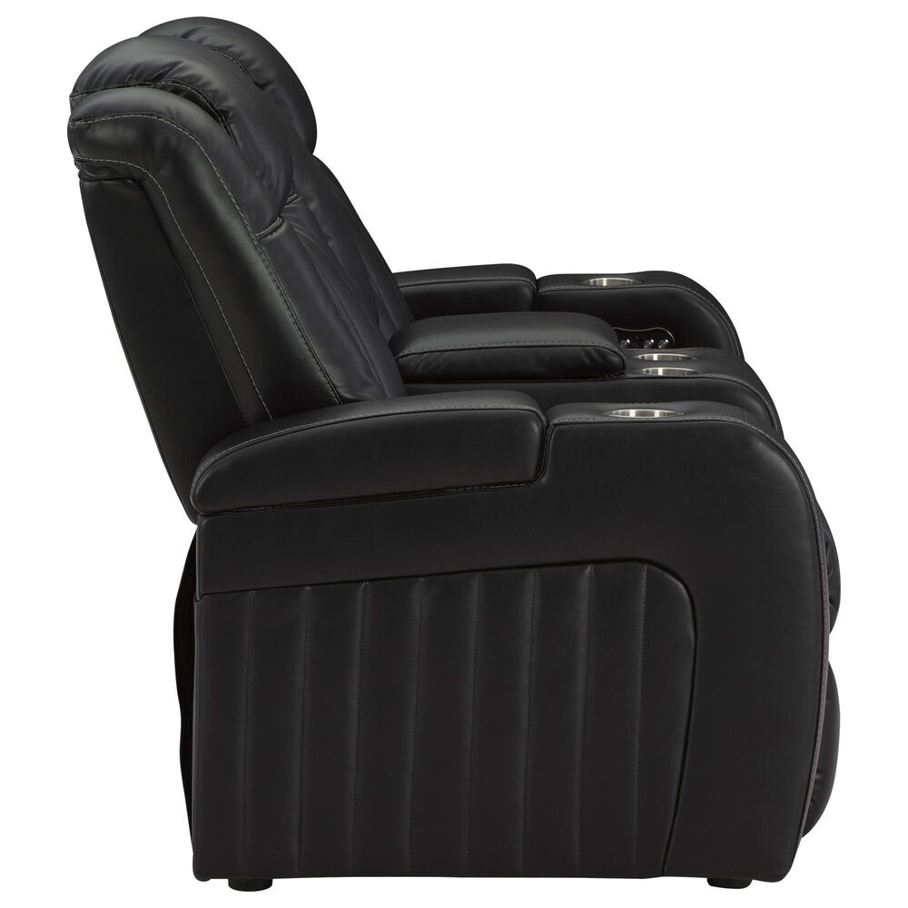 Ashley Caveman Den 2-Piece Power Reclining Living Room Set in Midnight, , large