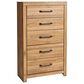 Ashley Pasklyn 4-Piece Queen Bedroom Set in Rich Honey Brown, , large