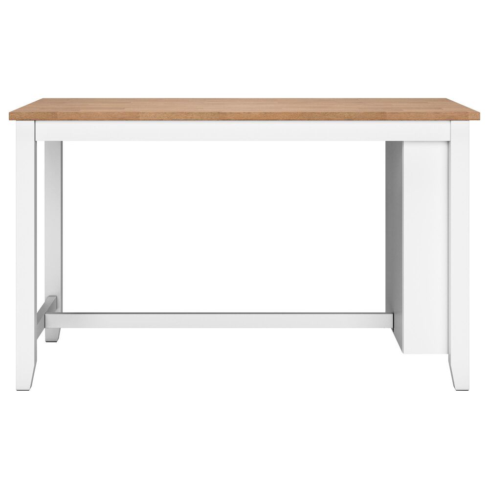 Ashley Gesthaven Counter Height Table in Light Natural and White - Table Only, , large