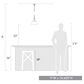 Golden Lighting Holmes Mini Pendant in Rubbed Bronze, , large