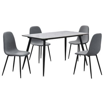 Coaster Dennison Dining Table and 4 Chairs, , large
