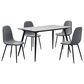 Coaster Dennison Dining Table and 4 Chairs, , large