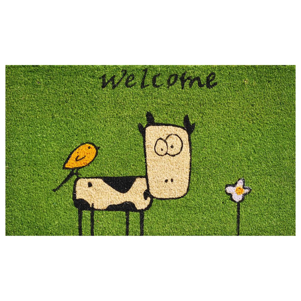 Callaway Cute Cow 1"5" x 2"5" Multicolor Door Mat, , large