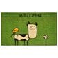 Callaway Cute Cow 1"5" x 2"5" Multicolor Door Mat, , large