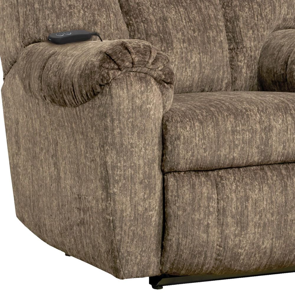HomeStretch Titan King Comfort Big Man Power Recliner in Taupe, , large