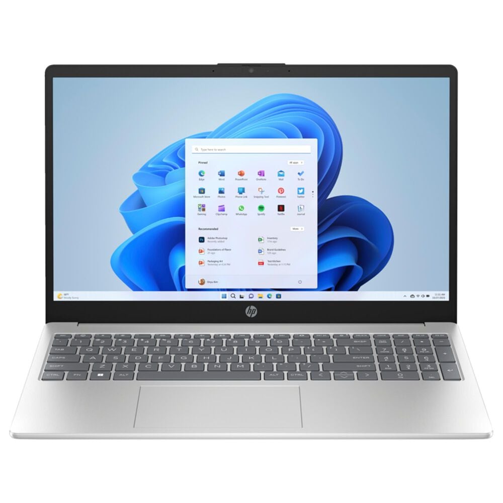 HP 15.6&quot; Laptop | Intel Core i3-N305 - 8GB RAM - Intel UHD Graphics - 256GB SSD in Natural Silver, , large
