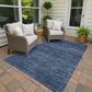 Dalyn Rug Company Soft Essentials Solid Navy 9" x 12" Indoor/Outdoor Area Rug, , large