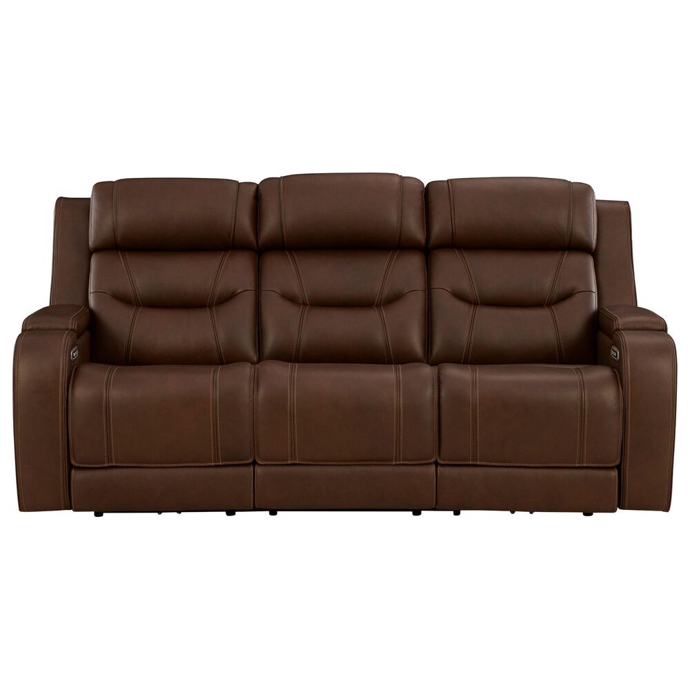 Ashley Knightington Power Reclining Sofa in Brown, , large