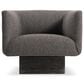 Bernhardt Marni Swivel Chair in Charcoal, , large