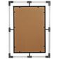 Maple and Jade Double Framed Wall Mirror with Acrylic Frame in Black and Clear, , large