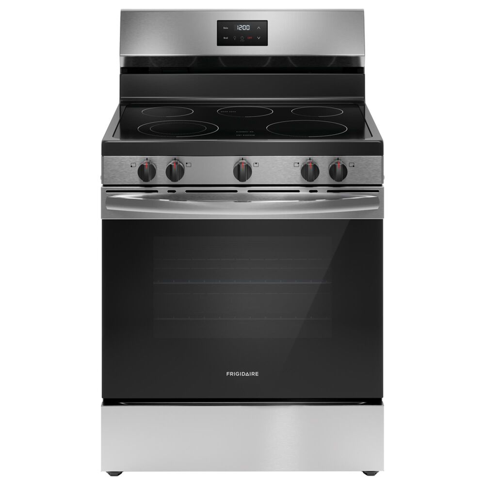 Frigidaire 3 Piece Kitchen Package with 22.3 Cu. Ft.  33&quot; Standard Depth Side by Side Refrigerator, 30&quot; Freestanding Electric Range, and 24&quot; Built-In Dishwasher with MaxDry in Stainless Steel, , large