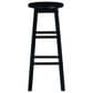 Linon Home Decor Abby 29" Bar Stool in Black, , large