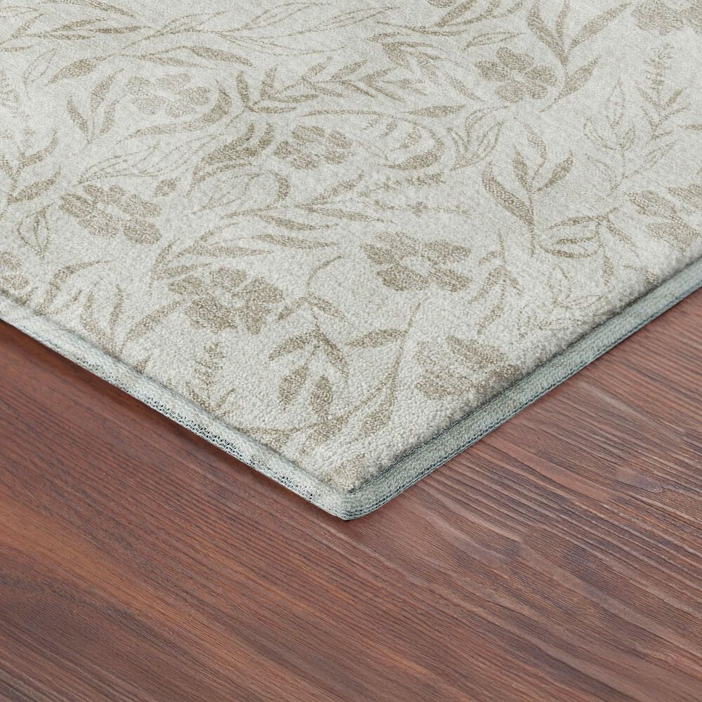 Dalyn Rug Company Soft Essentials Floral Linen 1'8" x 2'6" Indoor/Outdoor Area Rug, , large