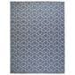 Nourison Horizon HOZ01 Denim 9" x 12" Indoor/Outdoor Area Rug, , large
