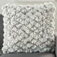 Nourison Lifestyle 20" x 20" Square Throw Pillow in Silver, , large
