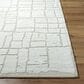 Surya Bianca Light Silver and Ash 9" x 12" Area Rug, , large