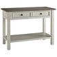 Ashley Bolanburg Sofa Table in Weathered Oak and Antique White, , large