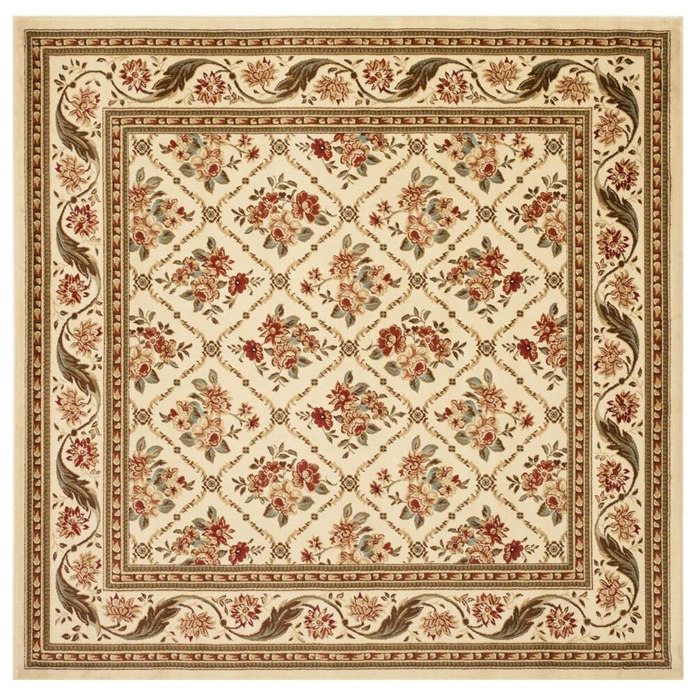 Safavieh Lyndhurst 6"7" Square Ivory Area Rug, , large