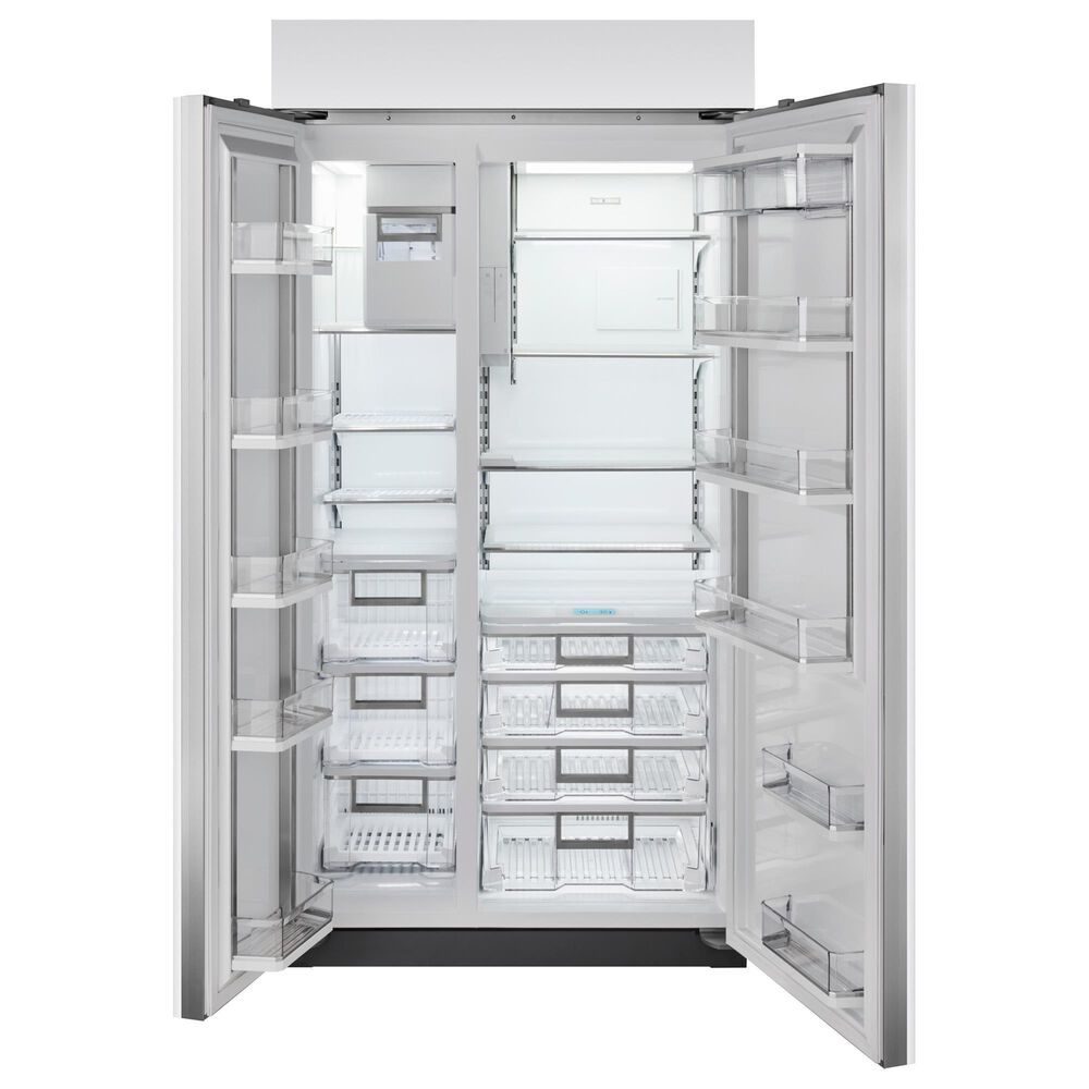 Sub Zero 24.5 Cu. Ft. Classic Side-By-Side Refrigerator with Tubular Handle in Stainless Steel, , large