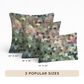 Dalyn Rug Company Kaleidoscope 22" Square Throw Pillow in Cactus, Olive, Plum, Pink, Teal, Purple and Brown, , large