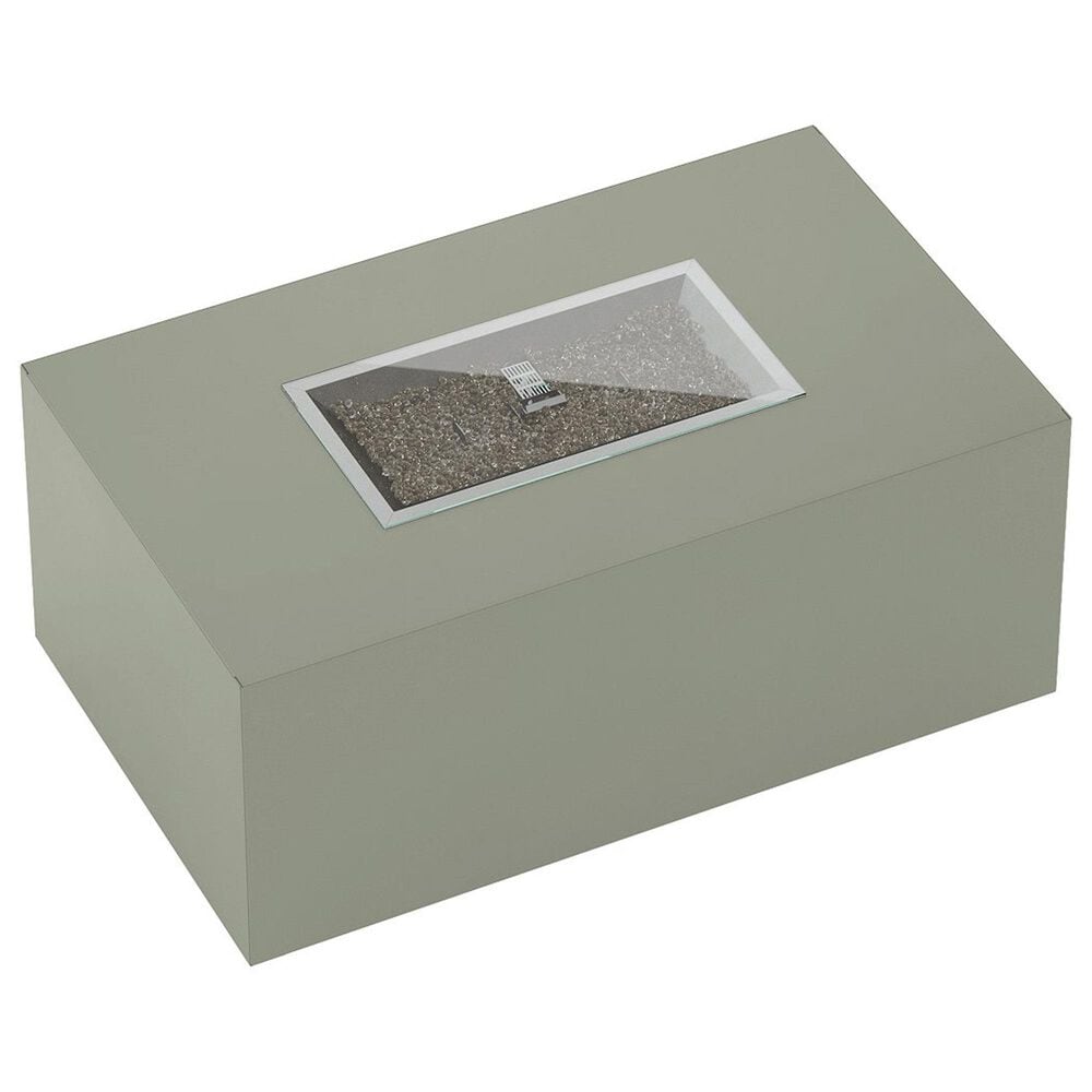 Tropitone Huntington Rectangle Fire Pit Table in Gray, , large