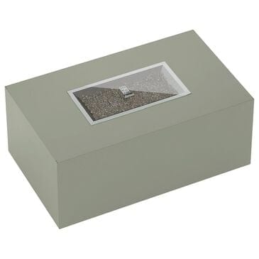 Tropitone Huntington Rectangle Fire Pit Table in Gray, , large