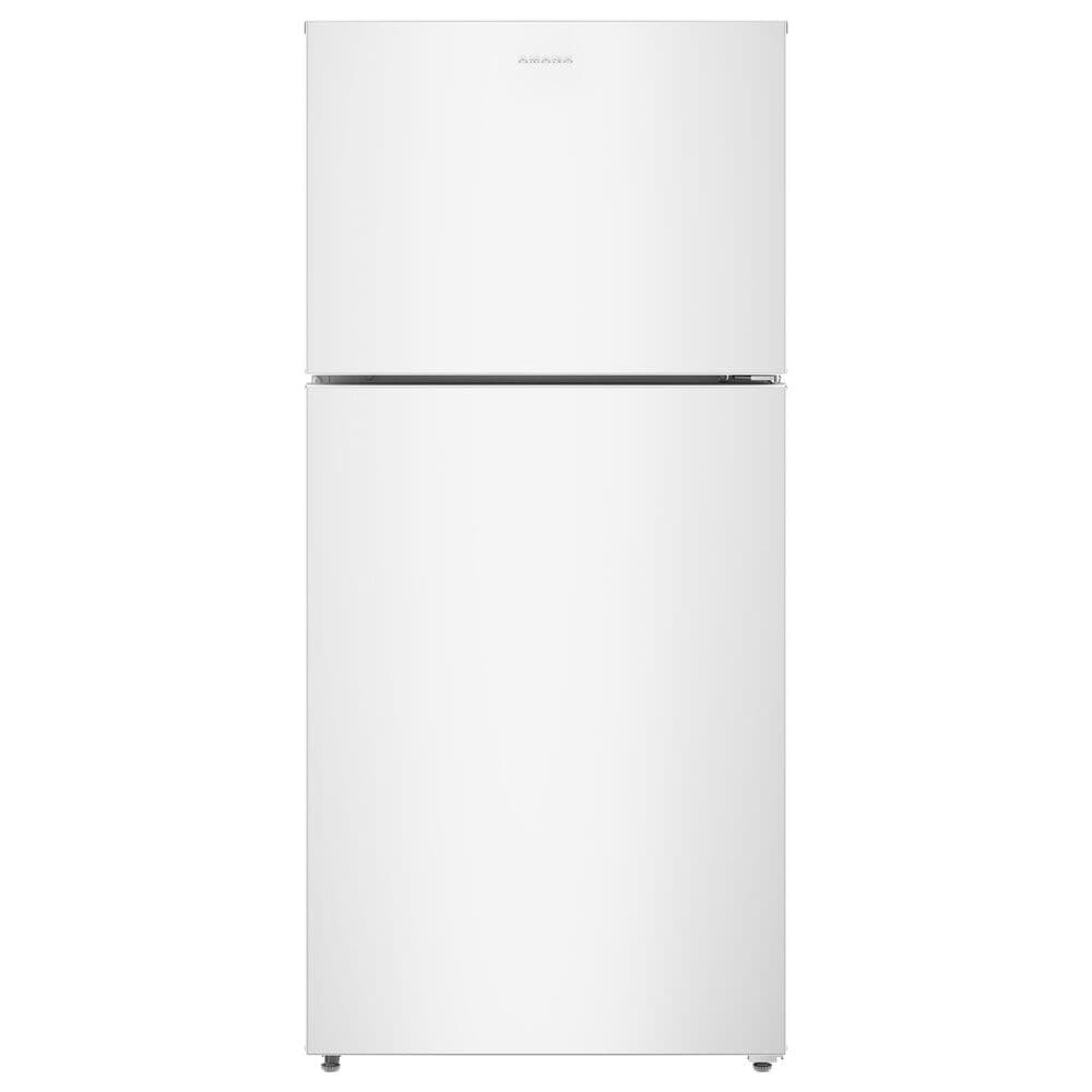 Amana 19 Cu. Ft. Wide Top-Freezer Refrigerator in White, , large