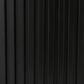 Maple and Jade Ribbed Storage End Table with Slatted Base in Black, , large