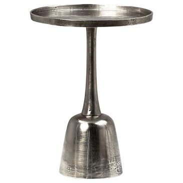 Blue Sun Designs Wolvar 15" Side Table in Nickel, , large