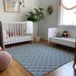Dalyn Rug Company York 3" x 5" Sky Blue Indoor/Outdoor Area Rug, , large