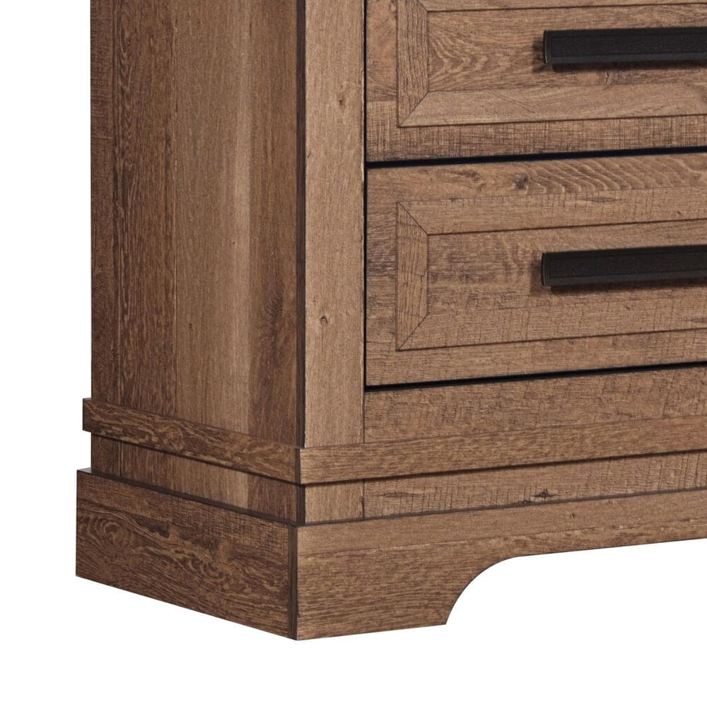 New Heritage Design Coventry Hall 2-Drawer Nightstand in Pecan, , large