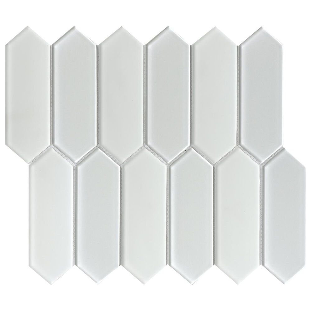 Emser Charisma Finesse Picket 10" x 12" Glass Mosaic Sheet, , large