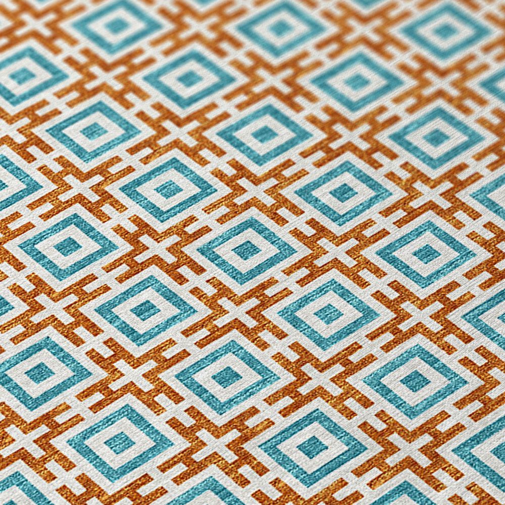 Dalyn Rug Company Marlo 2&#39;3&quot; x 10&#39; Orange Indoor/Outdoor Runner, , large