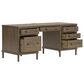 Ashley Roanhowe 68" Writing Desk in Brown, , large