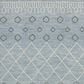 Amer Rugs Berlin 5" x 8" Blue and White Area Rug, , large