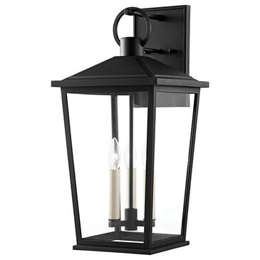 Troy Lighting Soren 23" 3-Light Exterior Wall Sconce in Texture Black, , large