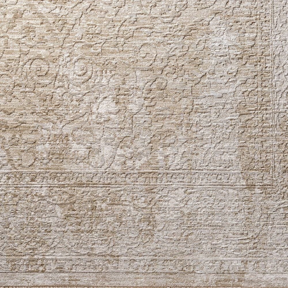 Surya Masterpiece MPC-2322 Medium Gray, Light Gray and Cream 6'7" x 9'6" Area Rug, , large