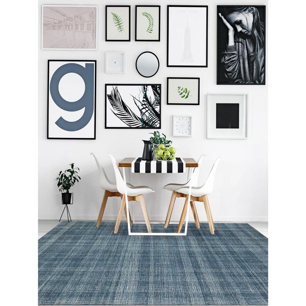Amer Rugs Laurel 8&#39;6&quot; x 11&#39;6&quot; Turquoise Blue Area Rug, , large