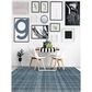 Amer Rugs Laurel 8"6" x 11"6" Turquoise Blue Area Rug, , large