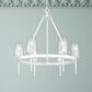 Golden Lighting Regent 6-Light Chandelier in Textured White Plaster, , large