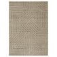 Oriental Weavers Echo ECH01 Beige and Grey 6"7" x 9"6" Area Rug, , large