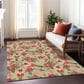 Dalyn Rug Company Wonderland WN30 5" x 7"6" Gold Indoor/Outdoor Area Rug, , large