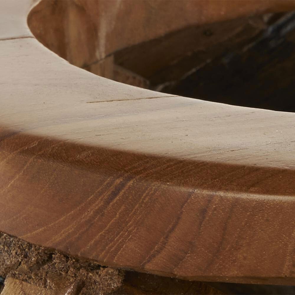 Maple and Jade 15&quot; Live Edge Tree Branch Pot Decorative Vase in Brown, , large