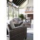 Signature Design by Ashley Cloverbrooke 4-Piece Conversation Set in Gray, , large