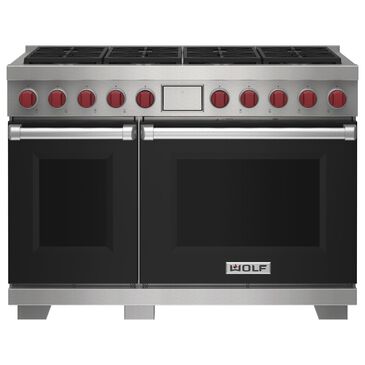 Wolf Appliances 7.8 Cu. Ft. Freestanding Dual Fuel Range with Liquid Propane in Black, , large