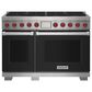 Wolf Appliances 7.8 Cu. Ft. Freestanding Dual Fuel Range with Liquid Propane in Black, , large